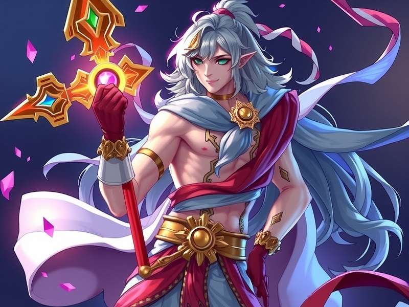 Silver Saffron Supreme character art